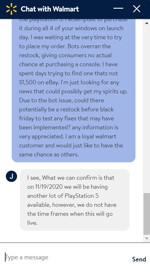 Walmart To Have Another Lot of PlayStation 5 (PS5) Available on 11-19
