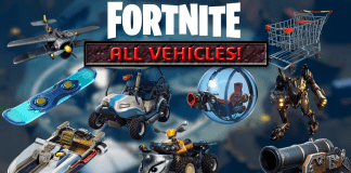 Fortnite All Vehicles, Stats and Location
