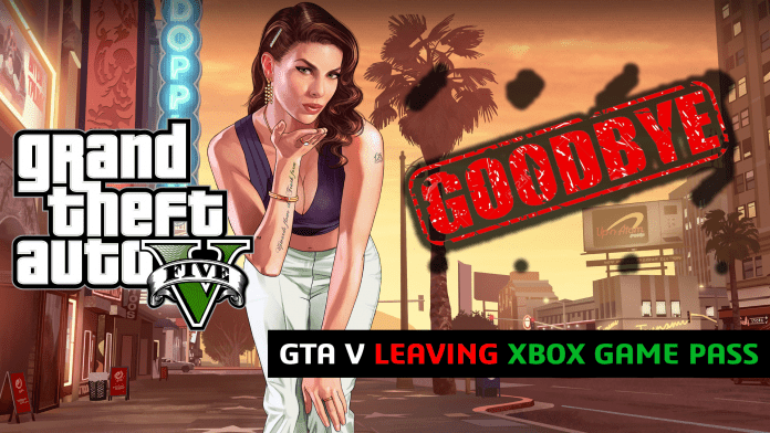 GTA V Says Goodbye To Xbox Game Pass