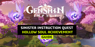 Genshin Impact Sinister Instruction Quest Hollow Soul Achievement Guide