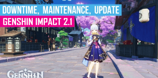 Genshin Impact Update 2.1, Downtime, All Details