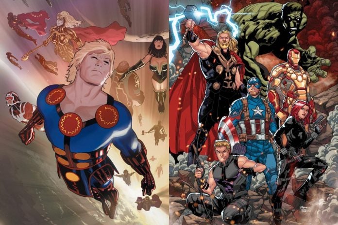 Eternals How Powerful Are They Compared to Thor, Captain Marvel and Hulk?