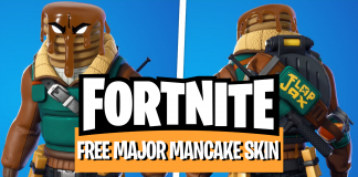 Fortnite - Major Mancake Free Skin Cover
