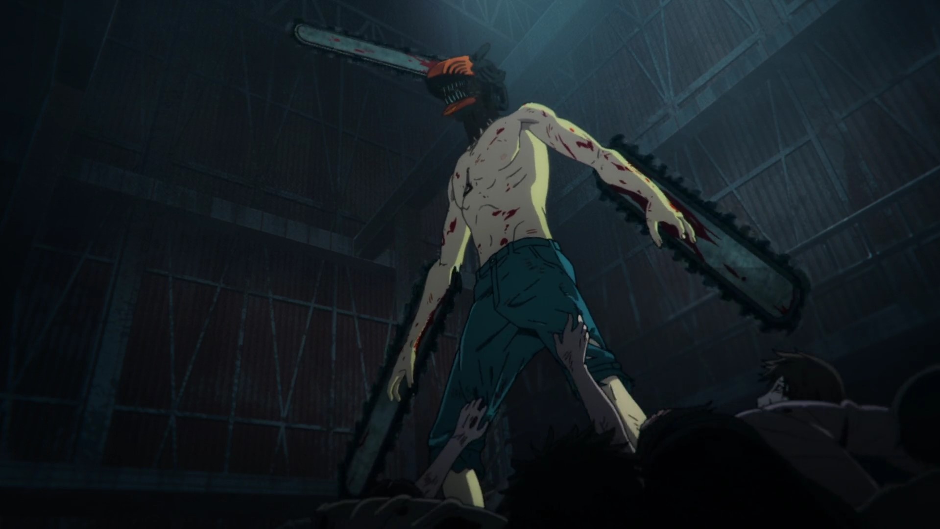 The Chainsaw Man Anime hybrid form