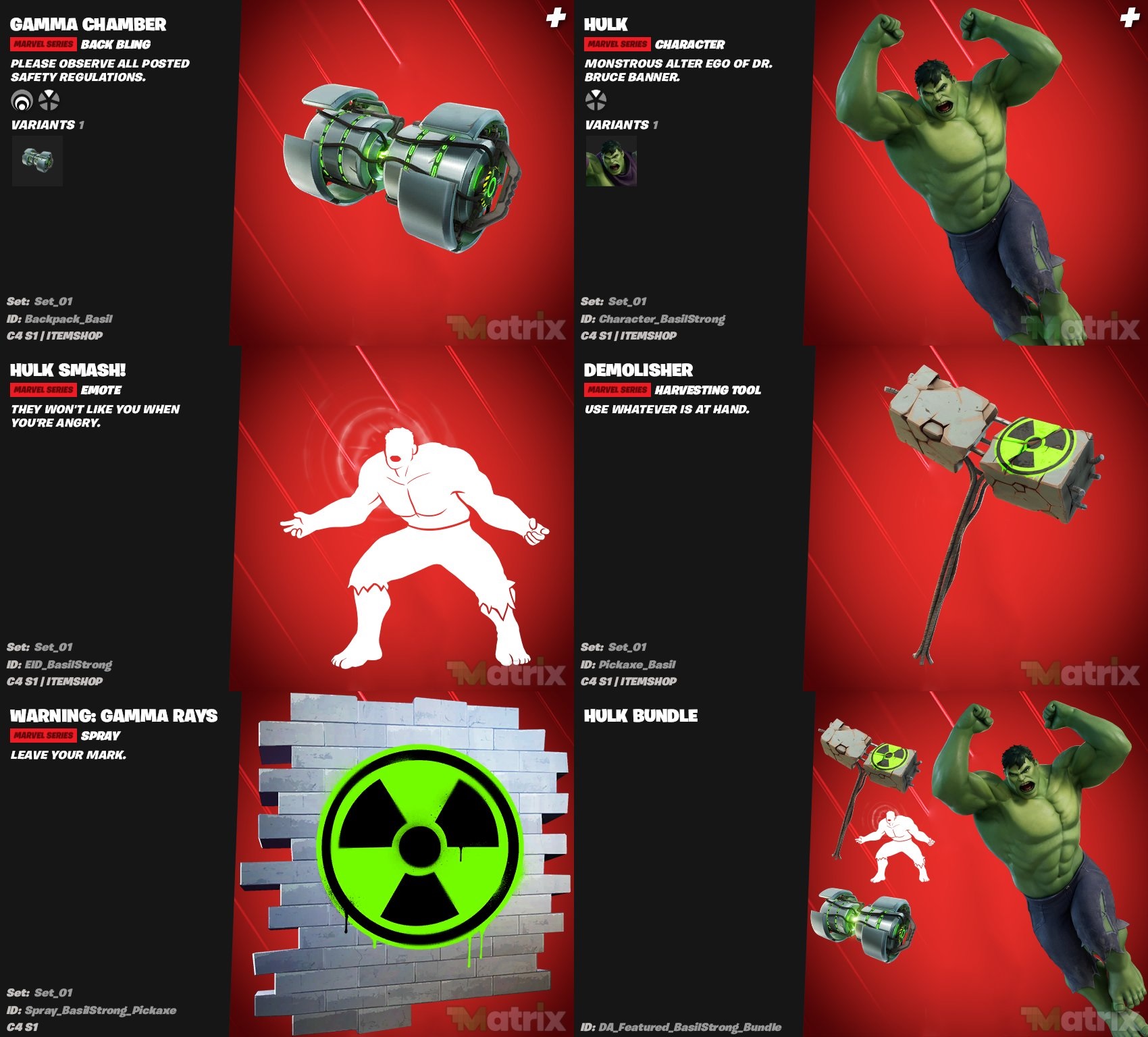 Fortnite x Hulk - What we know so far - Items