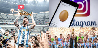 Messi World Cup, Instagram World Record Egg