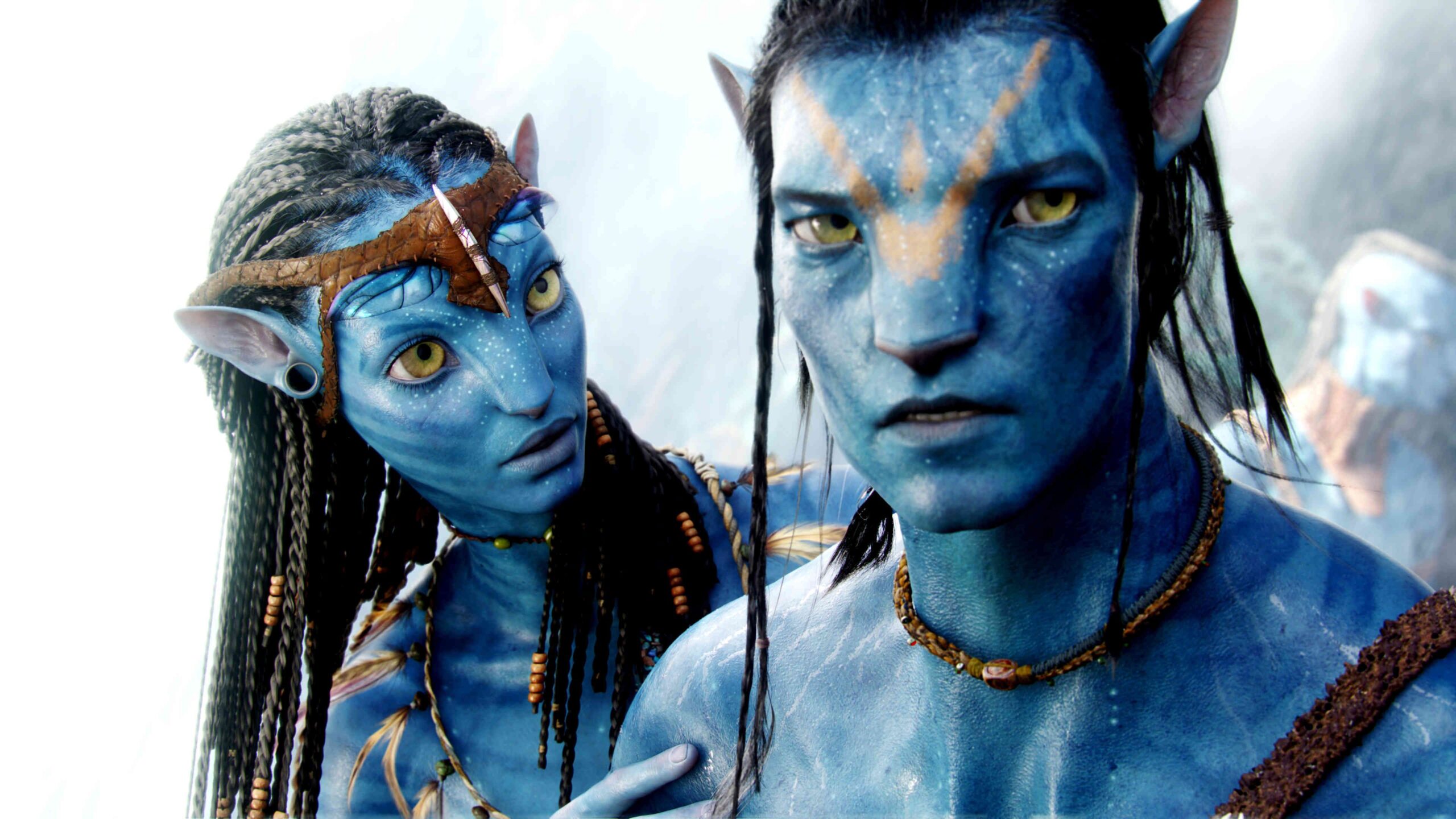 Sam Worthington Zoe Saldana in Avatar