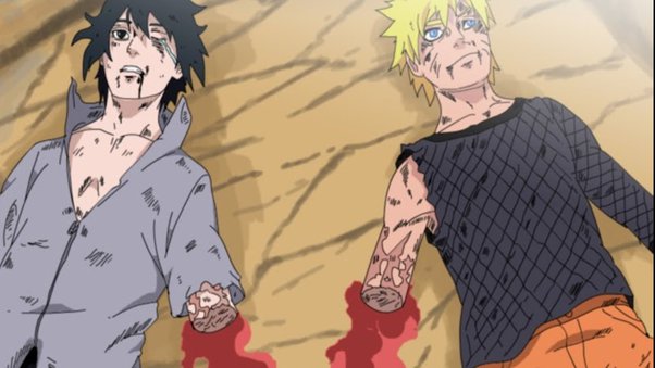 Naruto and Sasuke lose an arm