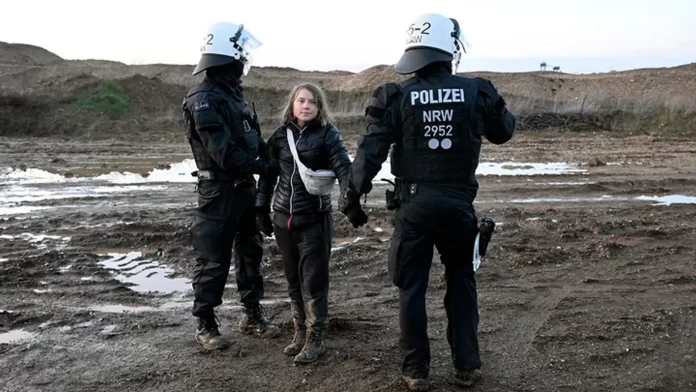 Greta Thunberg arrested in Germany