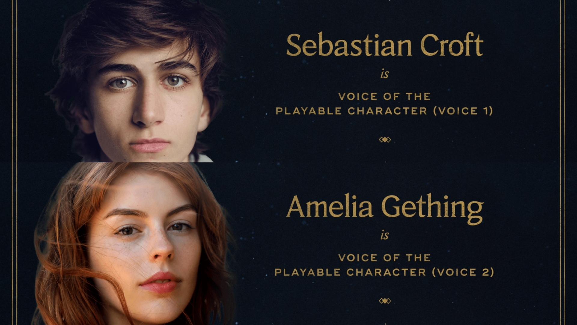 Hogwarts Legacy Cast members + Latest update - Amelia Gething Sebastian Croft