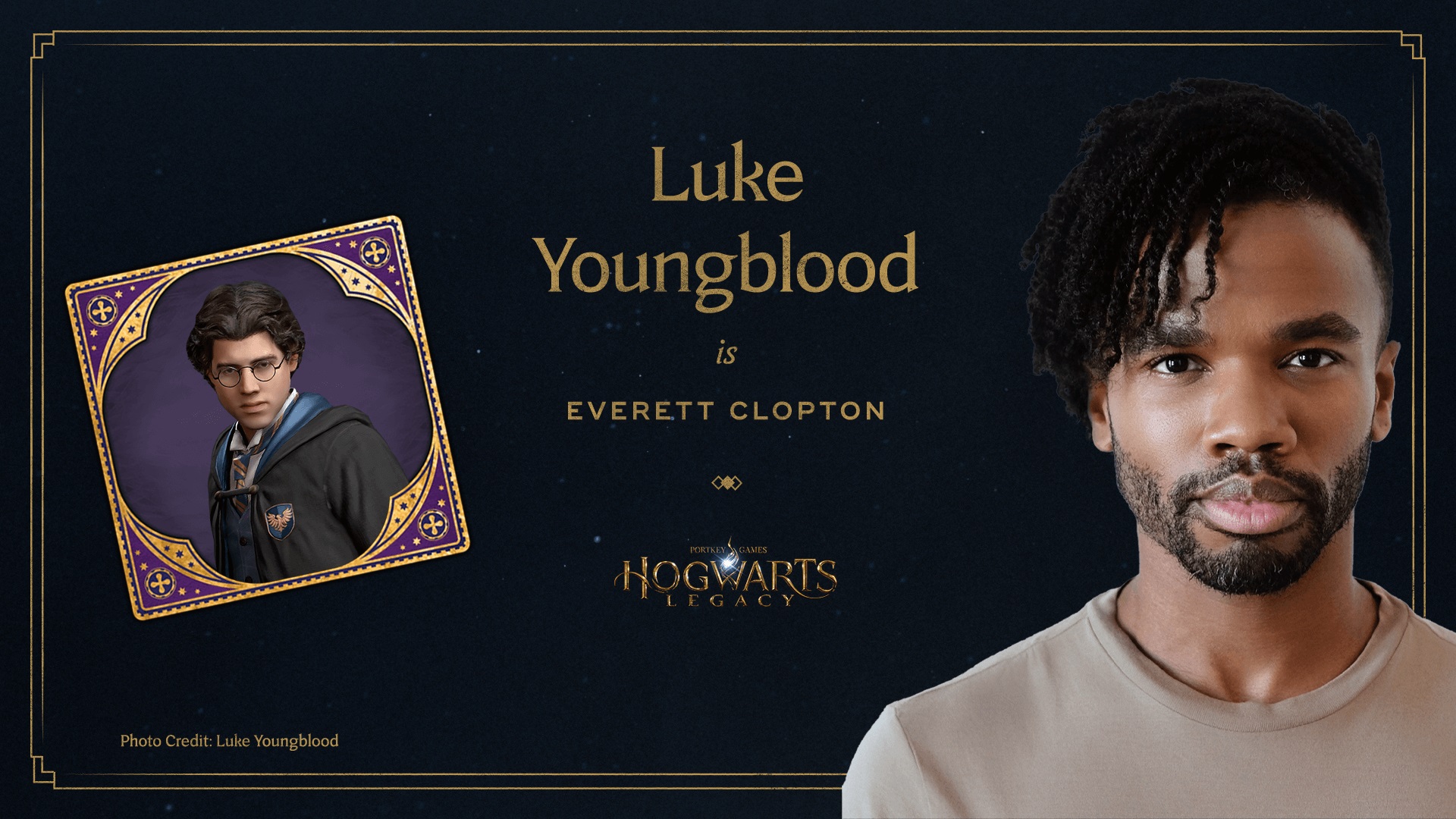 Hogwarts Legacy Cast members + Latest update - Luke Youngblood