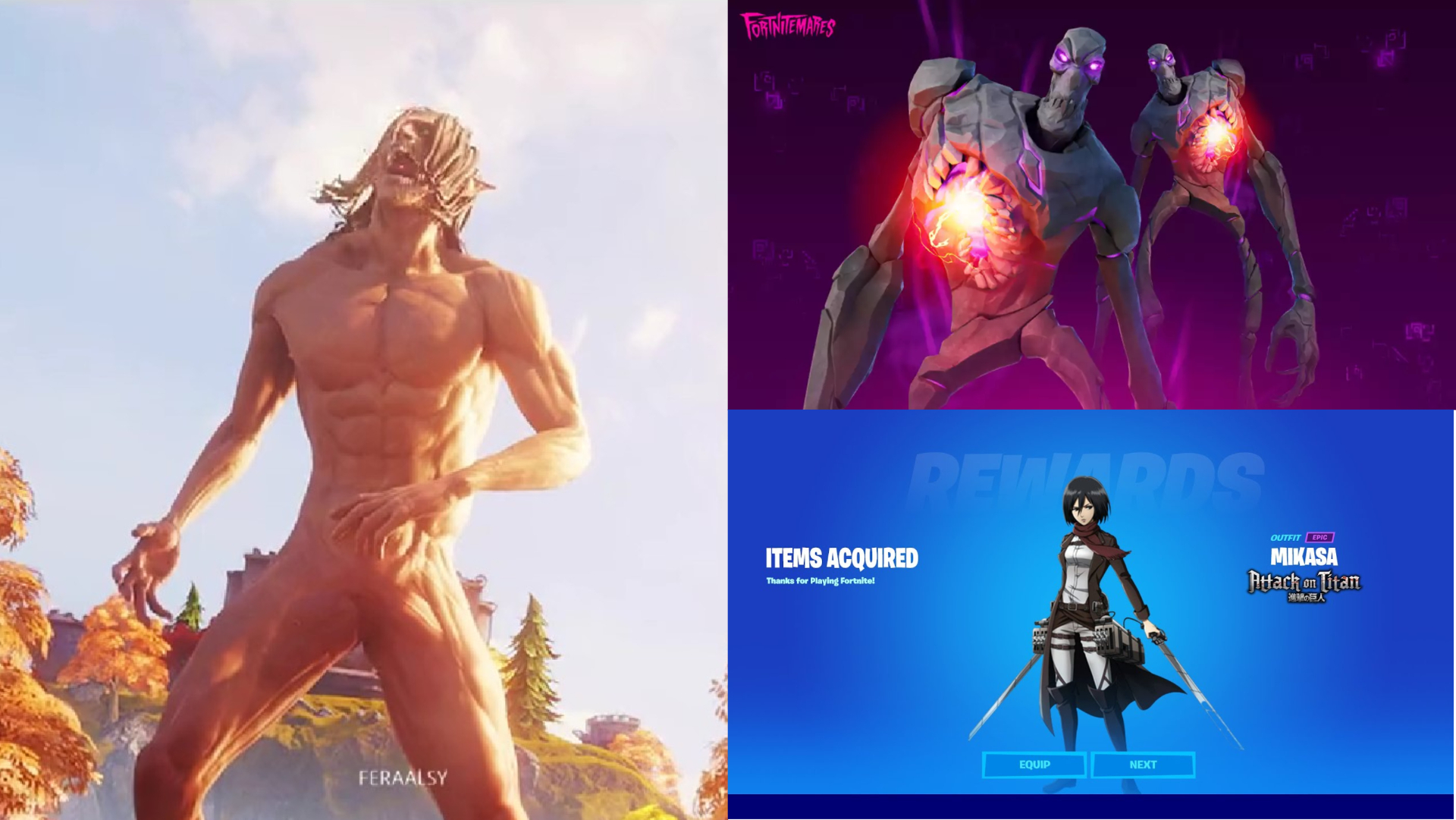 Attack on Titan One Piece and more to soon be in Fortnite