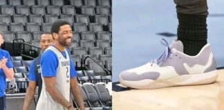 Kyrie Irving seen wearing Ethics shoes