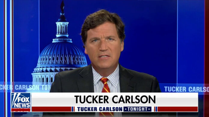 Fox News host Tucker Carlson US Russia war Pentagon leaked documents