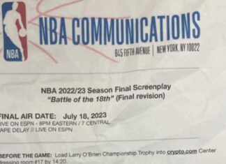 2023 NBA championship script leaked