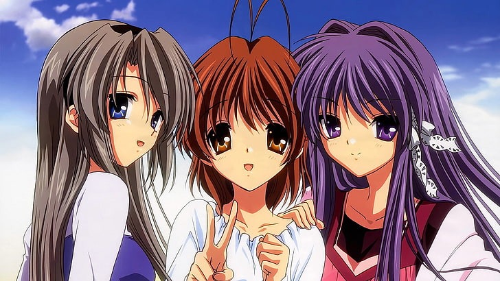 Characters of Clannad (Image via Kyoto Animation)