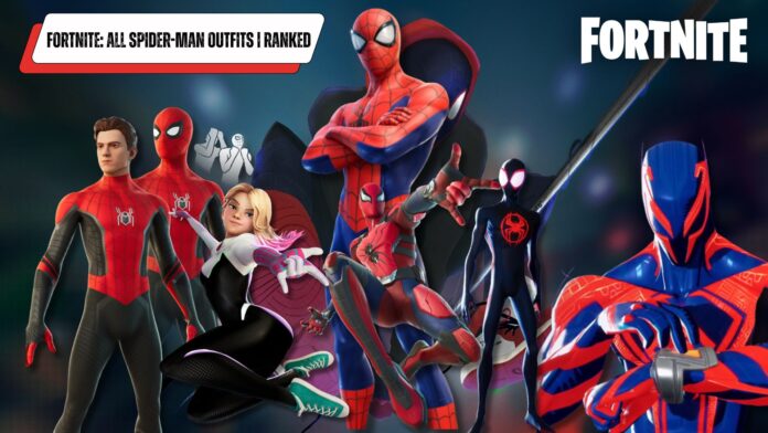 Fortnite: All Spiderman Outfits | Ranked