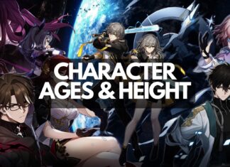 Honkai Star Rail All Character Ages + Height - Featured
