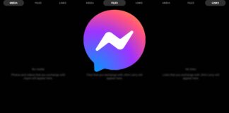 Facebook: Messenger App | Files and Media Gone
