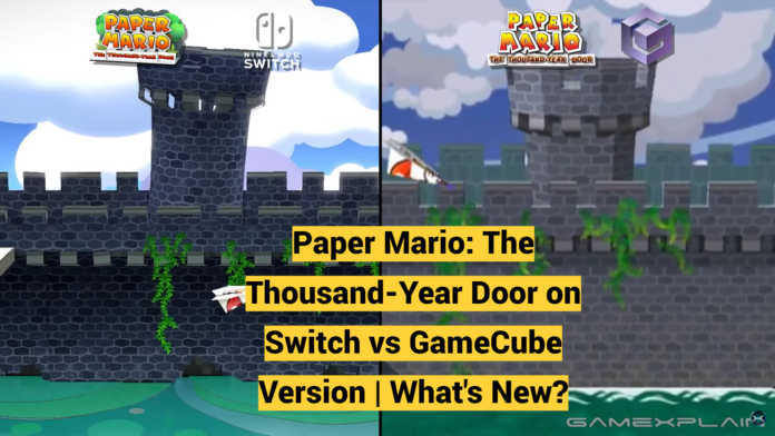 Paper Mario: The Thousand-Year Door on Switch vs GameCube Version | What's New?